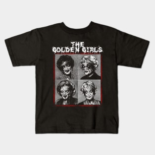 The Golden Girls Metal Style Kids T-Shirt